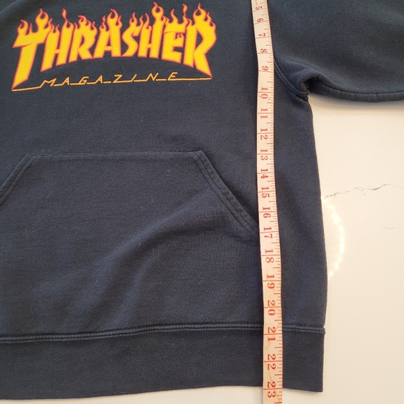 Thrasher Magazine Black Hoodie - women's size Small. - Picture 15 of 16